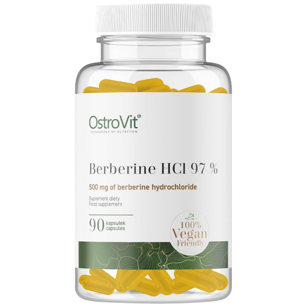 Berberine HCl 500 mg | 97% berberis koreňový extrakt 90 kapsúl