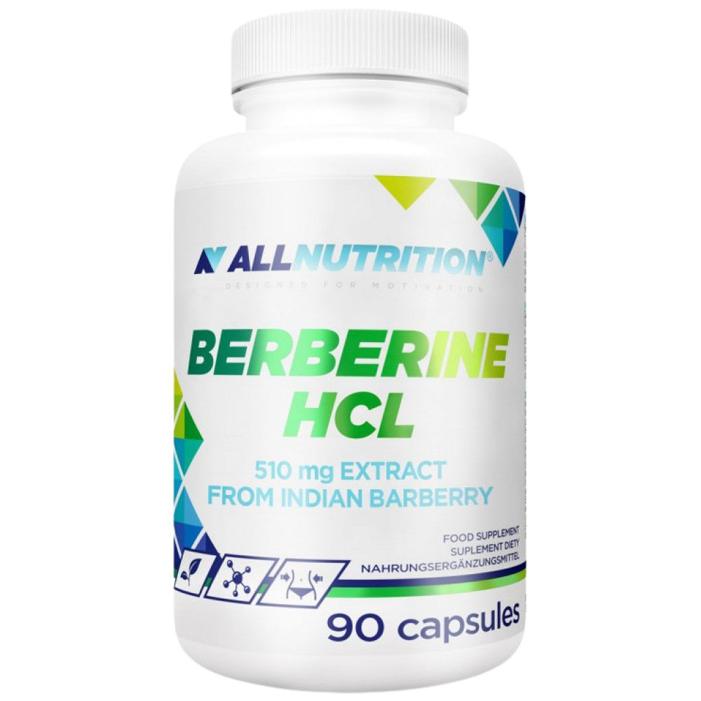 Berberine HCl 510 mg | Výňatok z indického čistého čreva - 90 kapsúl