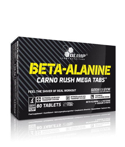 Beta-alanín Carno Rush Mega Tabs 80 kariet. Olympus