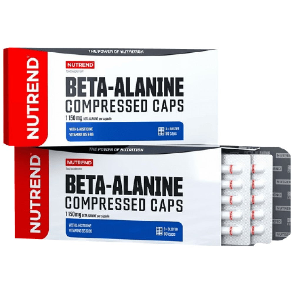 Komprimované čiapky beta -alanínu - 90 kapsúl