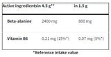 Beta-alanín Endurance Sport Sport Powder | s vitamínom B6 - 240 gramov