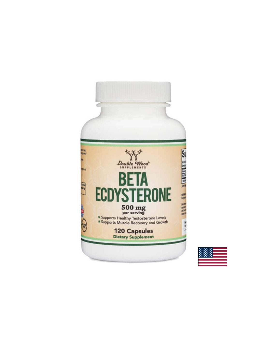 Beta ekdysterón/ Beta ekdysterón, 500 mg, 120 kapsúl <tc>Double Wood</tc>