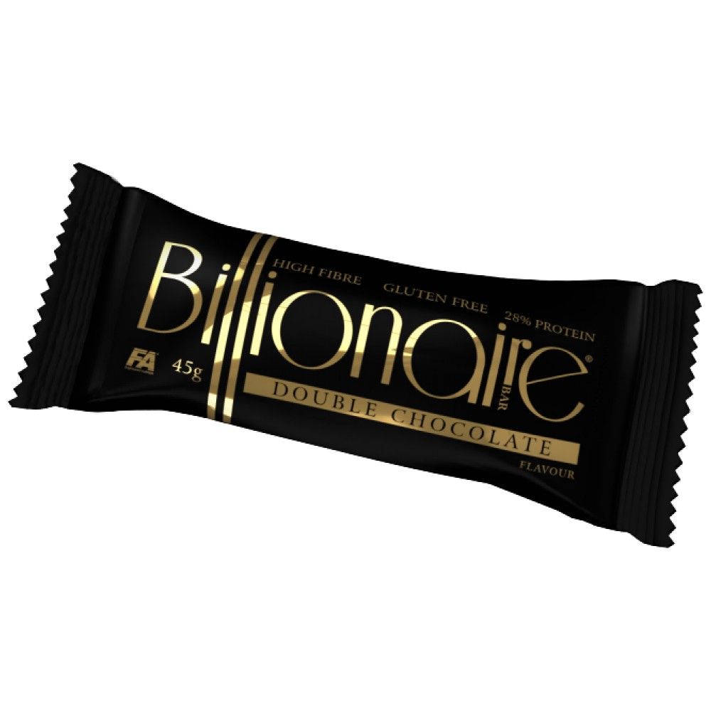 BILIONAIRE BAR | Vysoké vlákniny ~ bezlepkové ~ bielkovinové tyčinky - 45 gramov