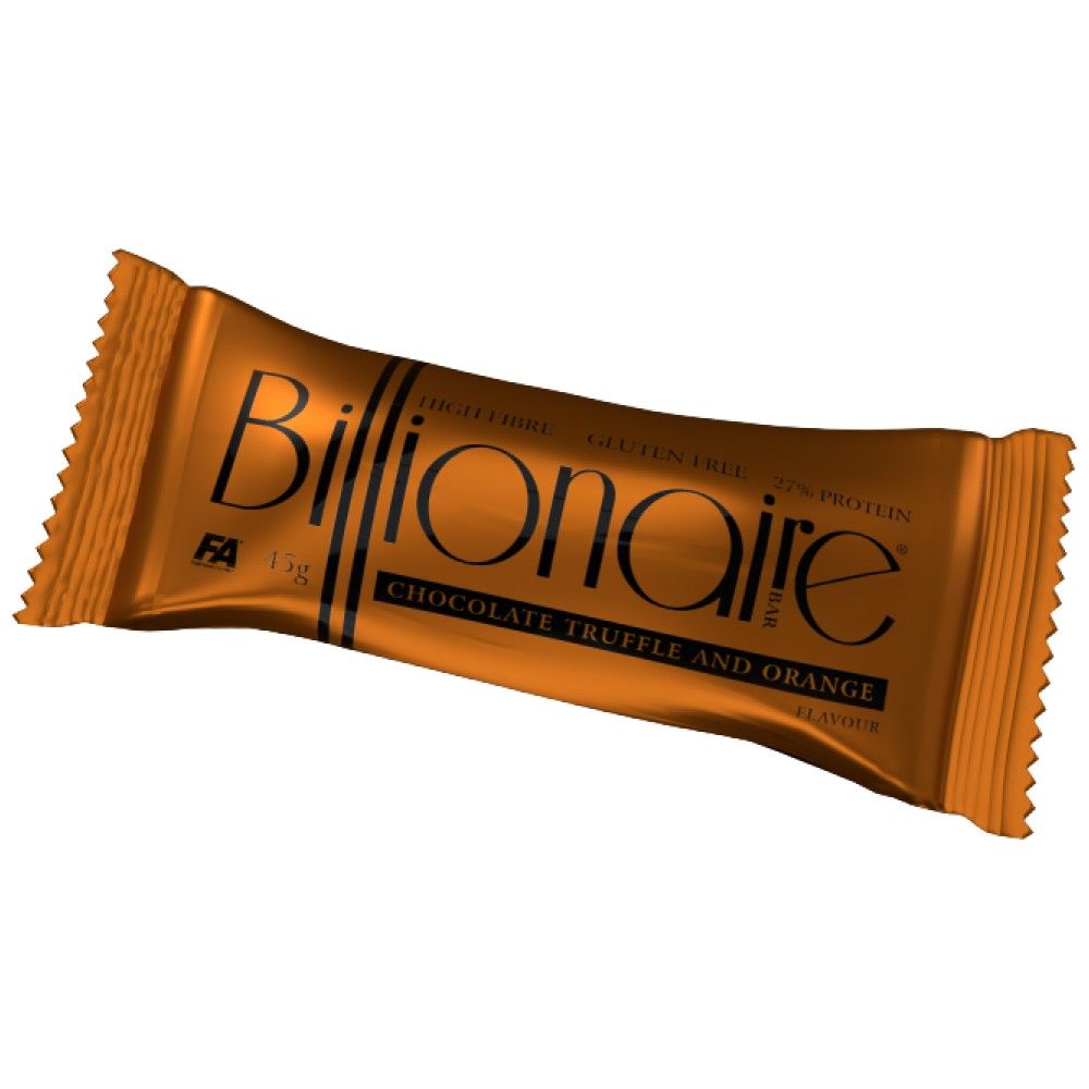 BILIONAIRE BAR | Vysoké vlákniny ~ bezlepkové ~ bielkovinové tyčinky - 45 gramov