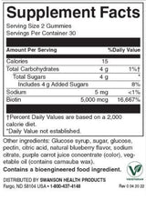 Biotín Gummies 5 000 mcg | Čučoriedka - 60 žuvateľných tabliet