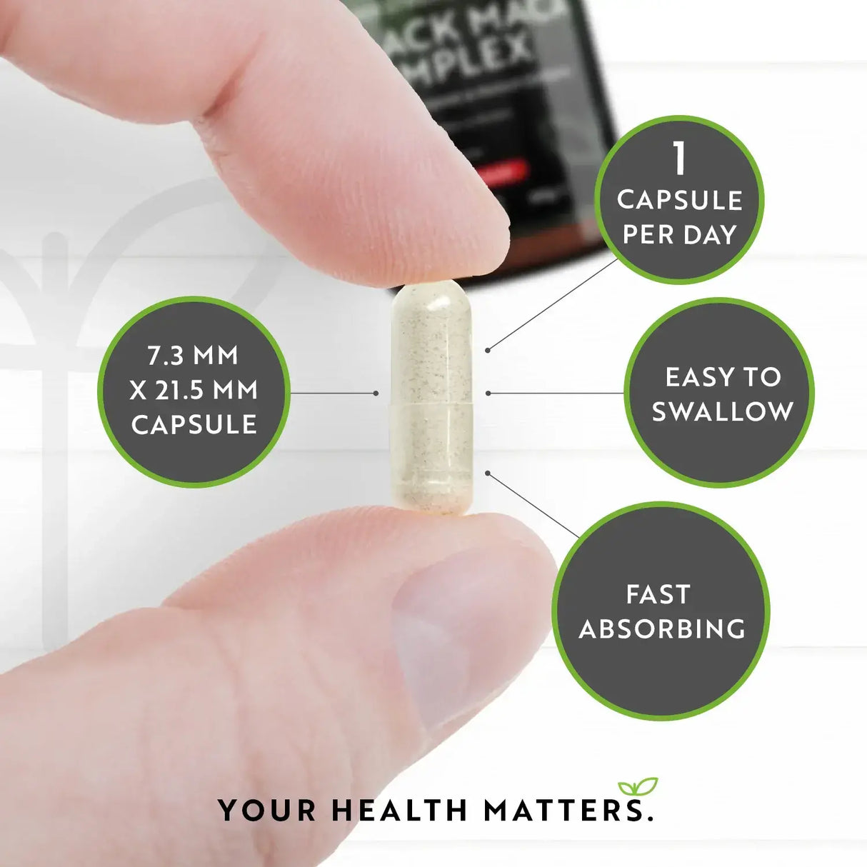 Komplex z koreňa čiernej Macy 5000 mg /180 kapsúl, 180 dní/ <tc>Nutravita</tc>