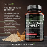 Komplex z koreňa čiernej Macy 5000 mg /180 kapsúl, 180 dní/ <tc>Nutravita</tc>