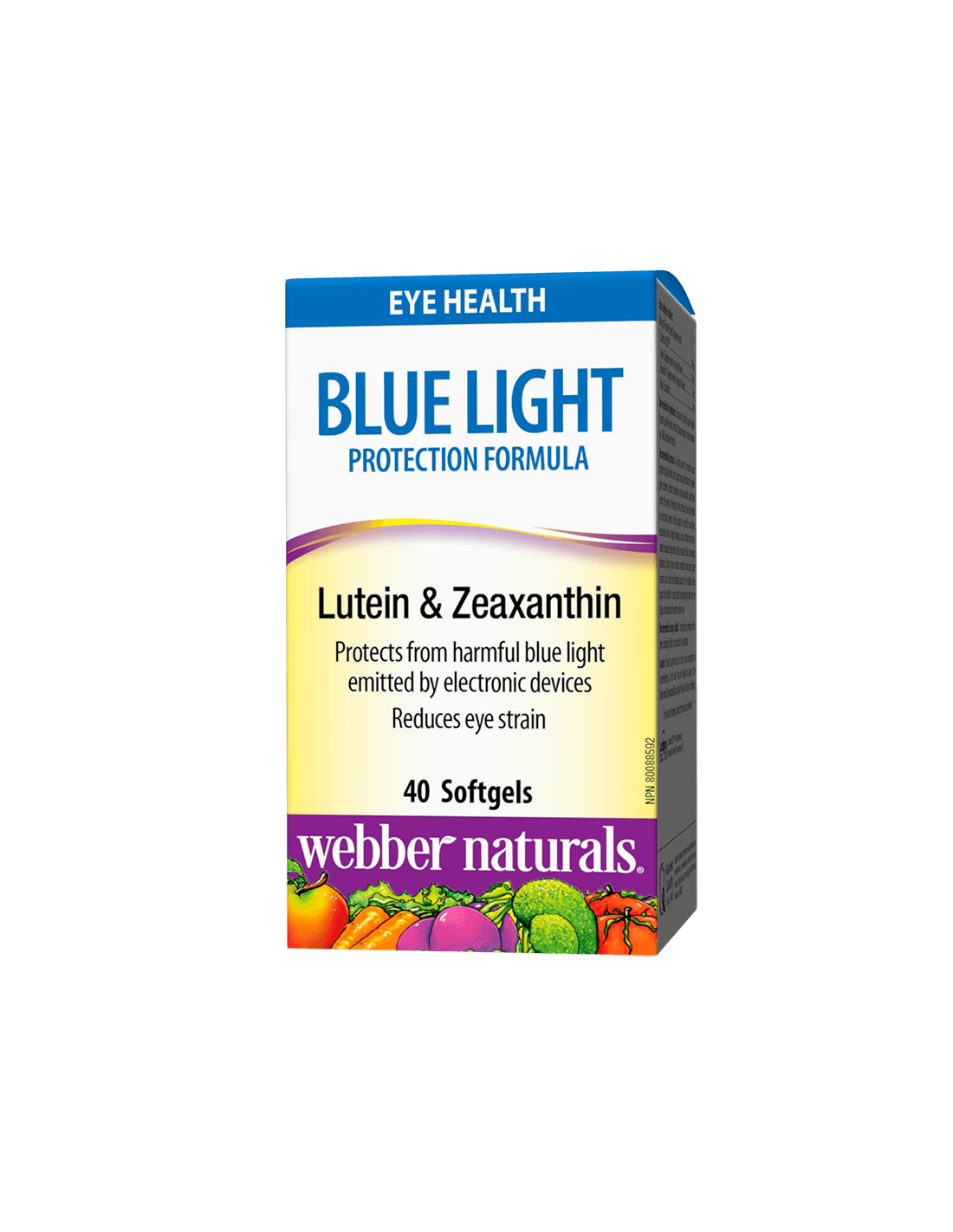 Lutein a zeaxantínový vzorec pre silné videnie - ochrana modrého svetla - ochrana digitálneho zariadenia, 40 kapsúl softgel