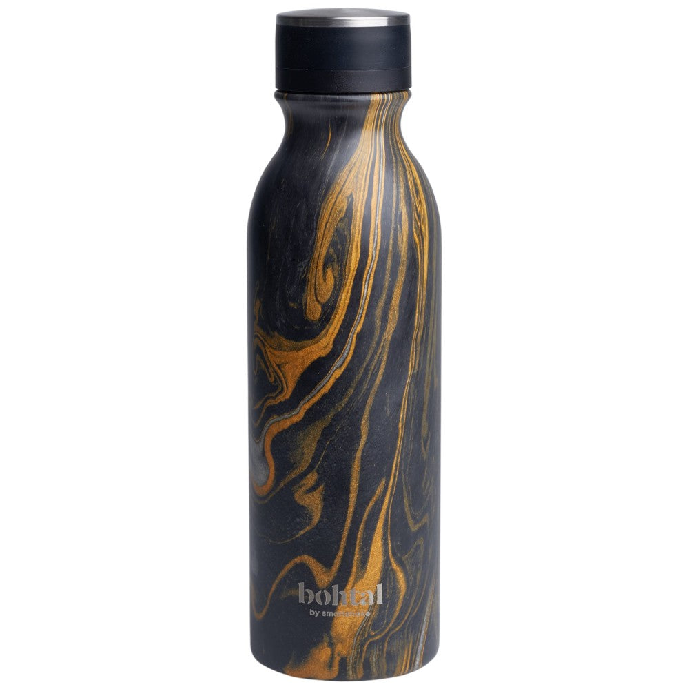 Bohtal izolovaná banka Čierny mramor - 600 ml