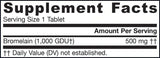 Bromelain 1000 GDU - 60 tabliet