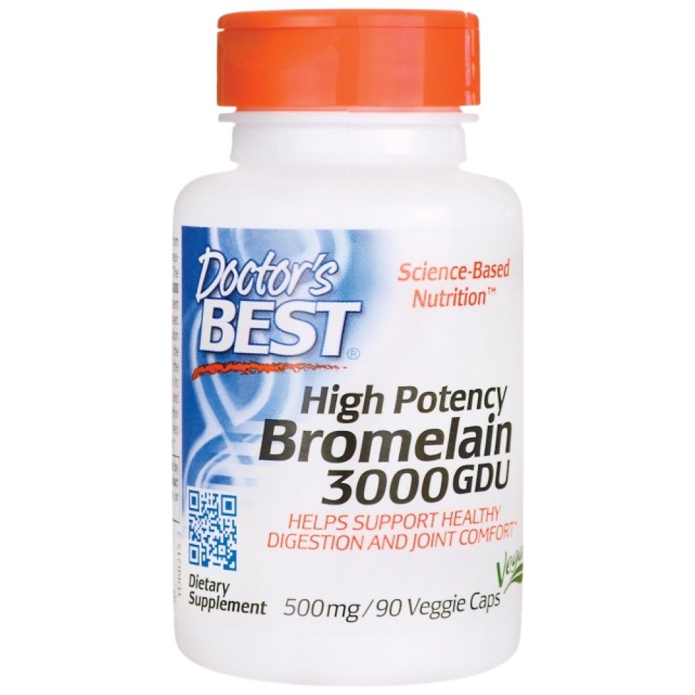 Bromelain 3000 GDU 500 mg | Vysoká účinnosť - 90 kapsúl