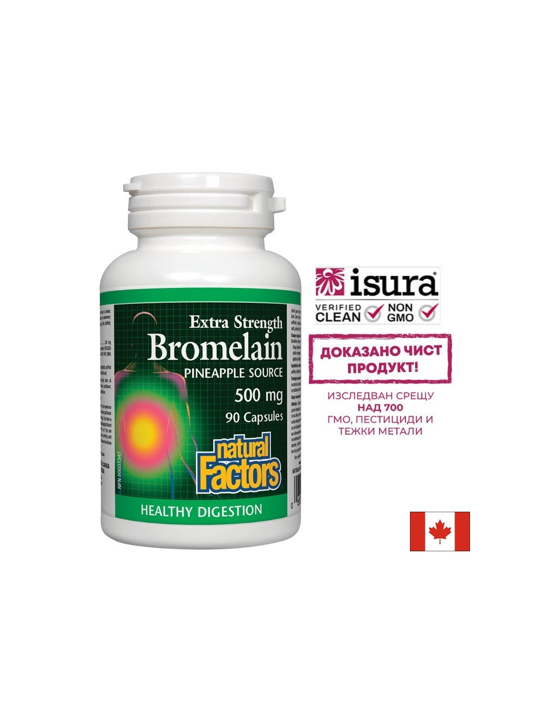 Bromelain Hydrochlorid 500 mg - 90 kapsúl