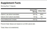 Pufrovaný vitamín C s bioflavonoidmi 500 mg - 100 kapsúl