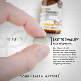 Vitamín C 1000 mg s bioflavonoidmi a šípkami 180 <tc>Nutravita</tc> tablety