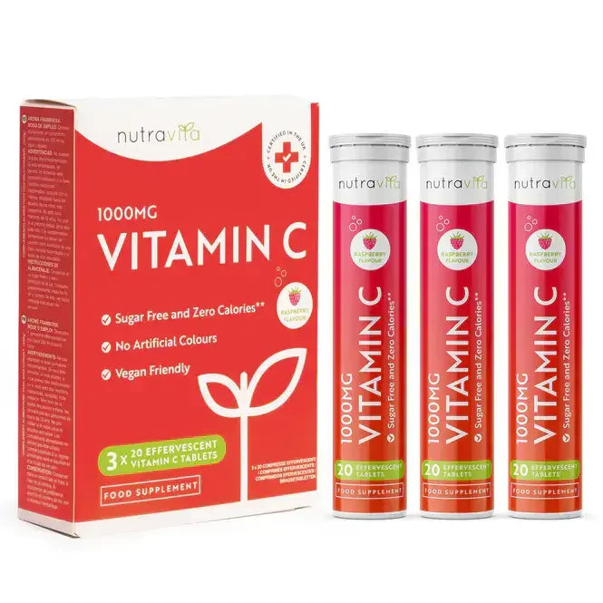 Vitamín C 1000 mg 60 rozpustných tabliet (3x20) <tc>Nutravita</tc>