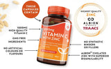 Vitamín C 1000 mg so zinkom (Albion® Zinc) 15 mg 210 tabliet <tc>Nutravita</tc>