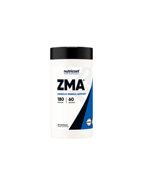 Zinc, magnesium and vitamin B6 - ZMA, 180 capsules Nutricost - Nutra Best Europe