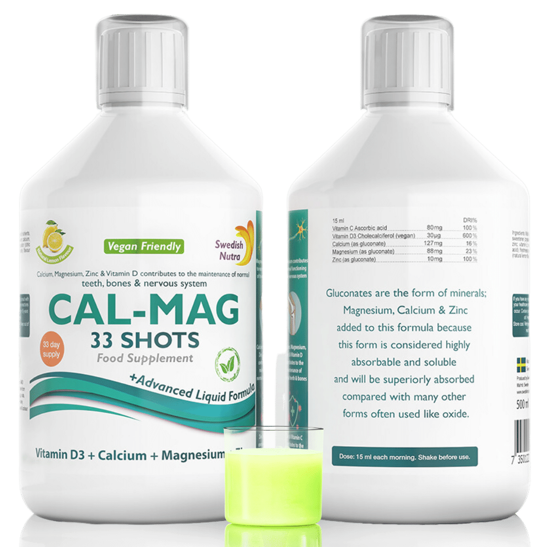 CAL-MAG /500 ml, 33 DÁVOK/ <tc>Swedish Nutra</tc>