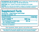 CLA 80 FEMME 60 GEL kapsuly
