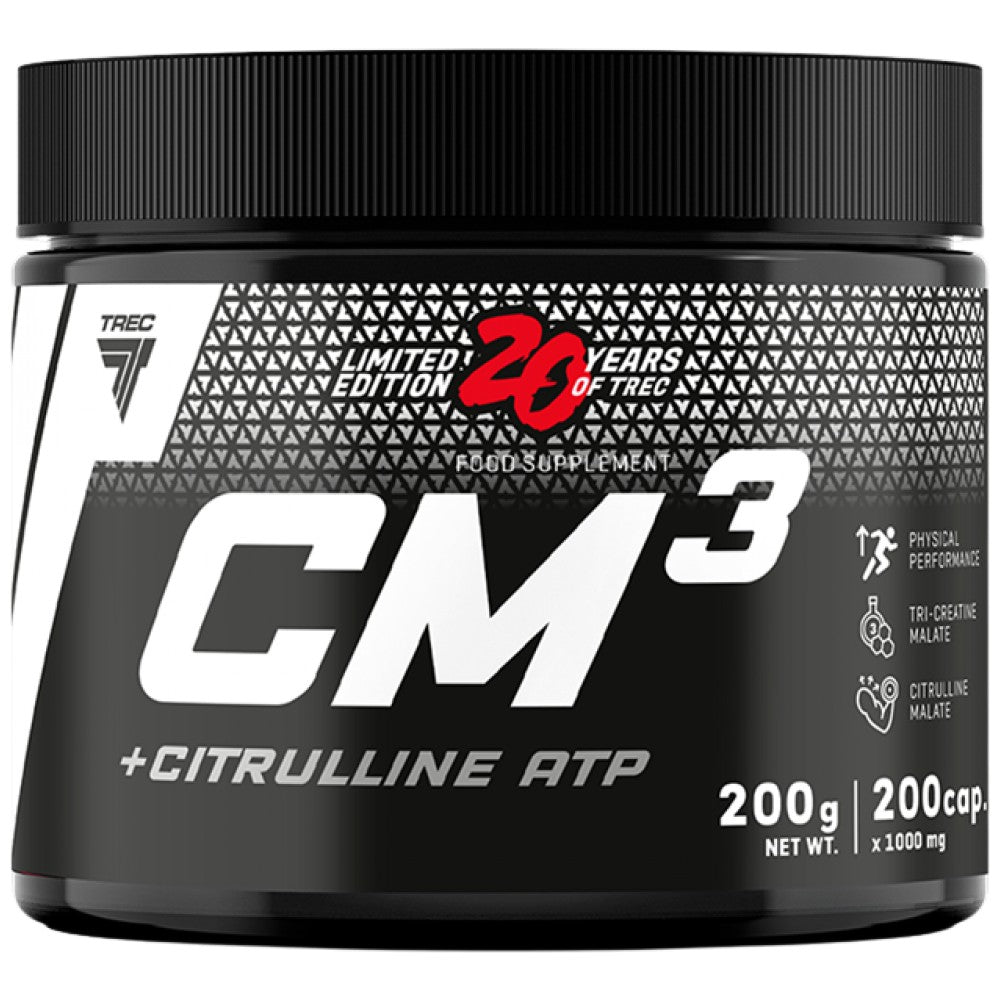 CM3 + citrullín ATP Tri creatín Malate + citrullín - 200 kapsúl