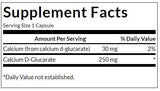Vápnik D -glukarát 250 mg - 60 kapsúl