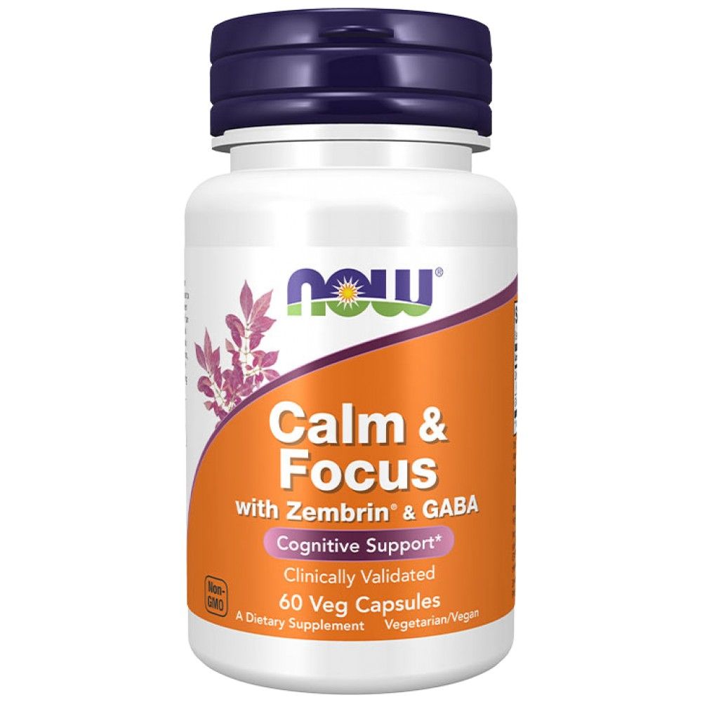 Calm & Focus with Zembrin® a GABA - 60 kapsúl