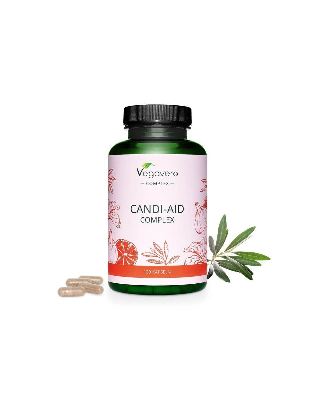 Candi-Aid Complex, 120 kapsúl, 100% vegan <tc>Vegavero</tc>