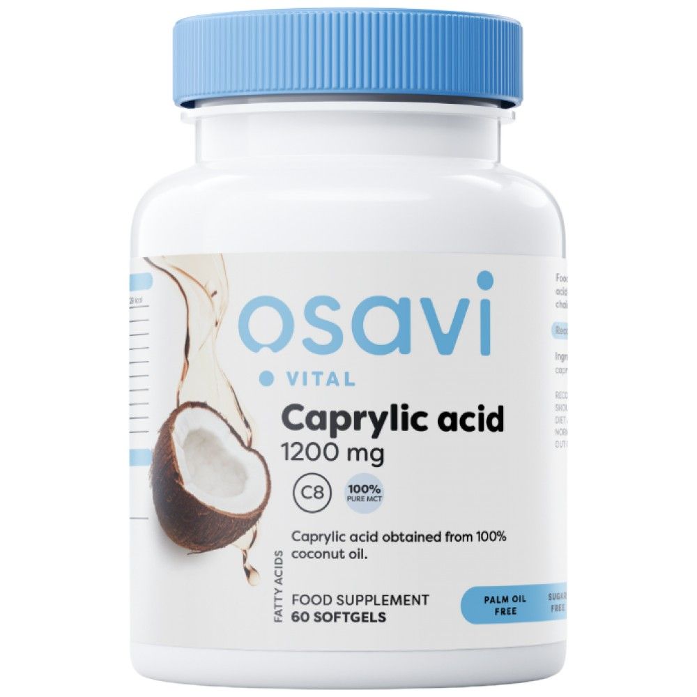 Kyselina kaprylová kapsuly 1200 mg - 60