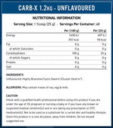 Carb-X | 100% cyklické dextrínové uhľohydráty - 1200 gramov