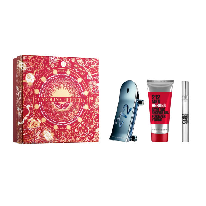 <tc>CAROLINA HERRERA</tc> 212 Heroes toaletná voda s rozprašovačom 90 ml sada 3 kusy