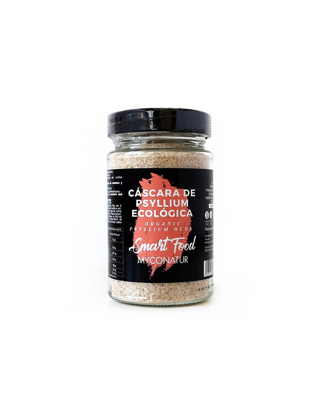 Cascara de psyllium, Bio - Organický prášok zo šupiek psyllia, 120 g <tc>Myconatur</tc>