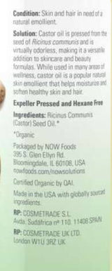 Ricínový olej 100% certifikovaný organický - 237 ml