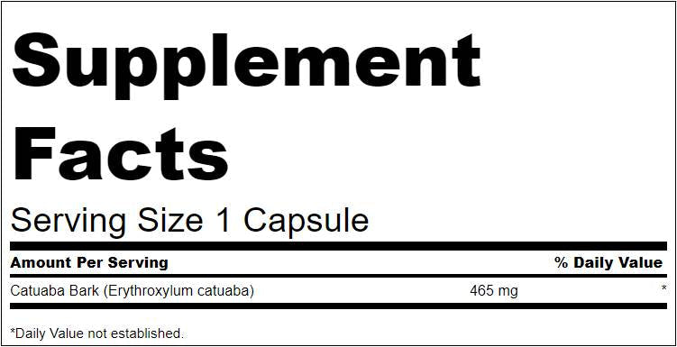 Kôra Catuaba 465 mg 120 kapsúl
