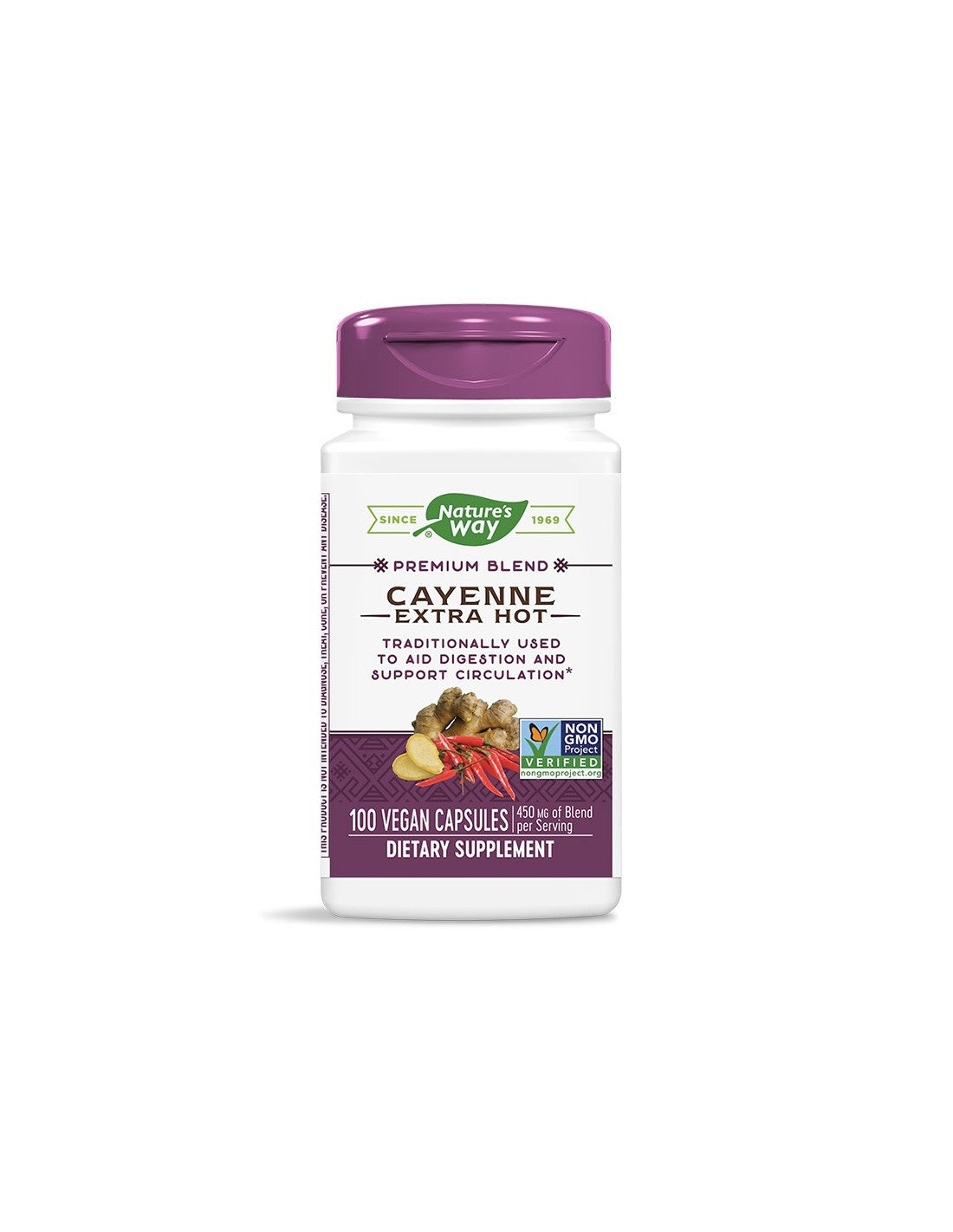 Cayenne Extra Hot 450 mg - 100 kapsúl