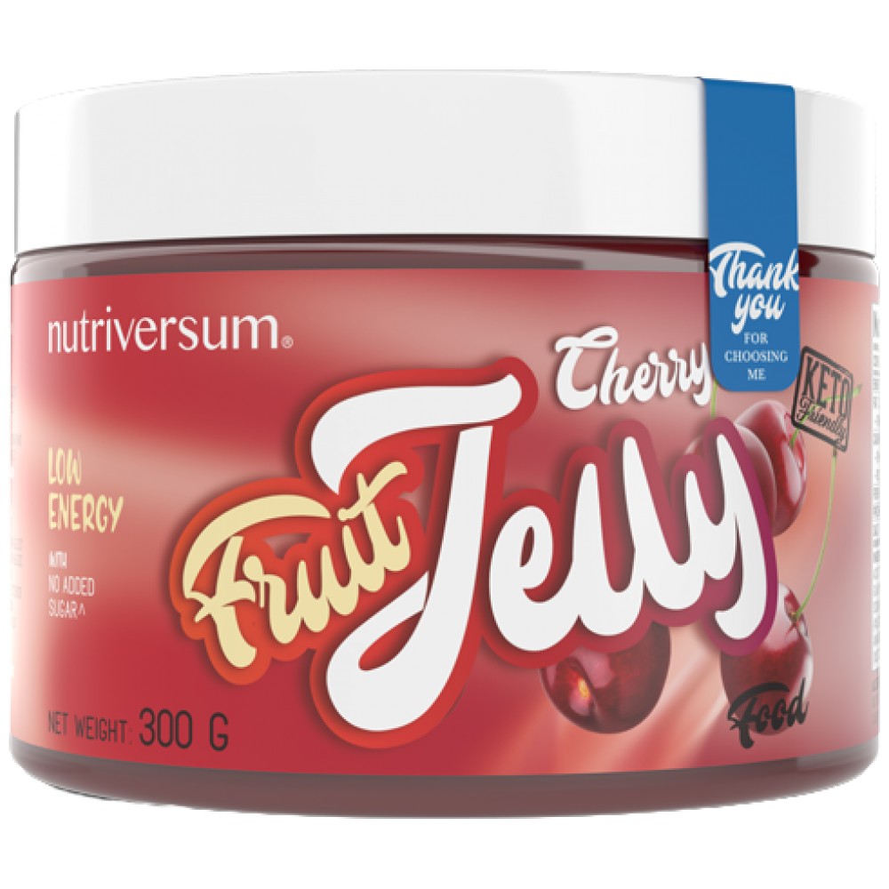 Jelly čerešňového ovocia | Nulový cukor 300 gramov