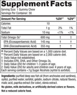 Detské dha Gummies 600 mg - 30 ďasien