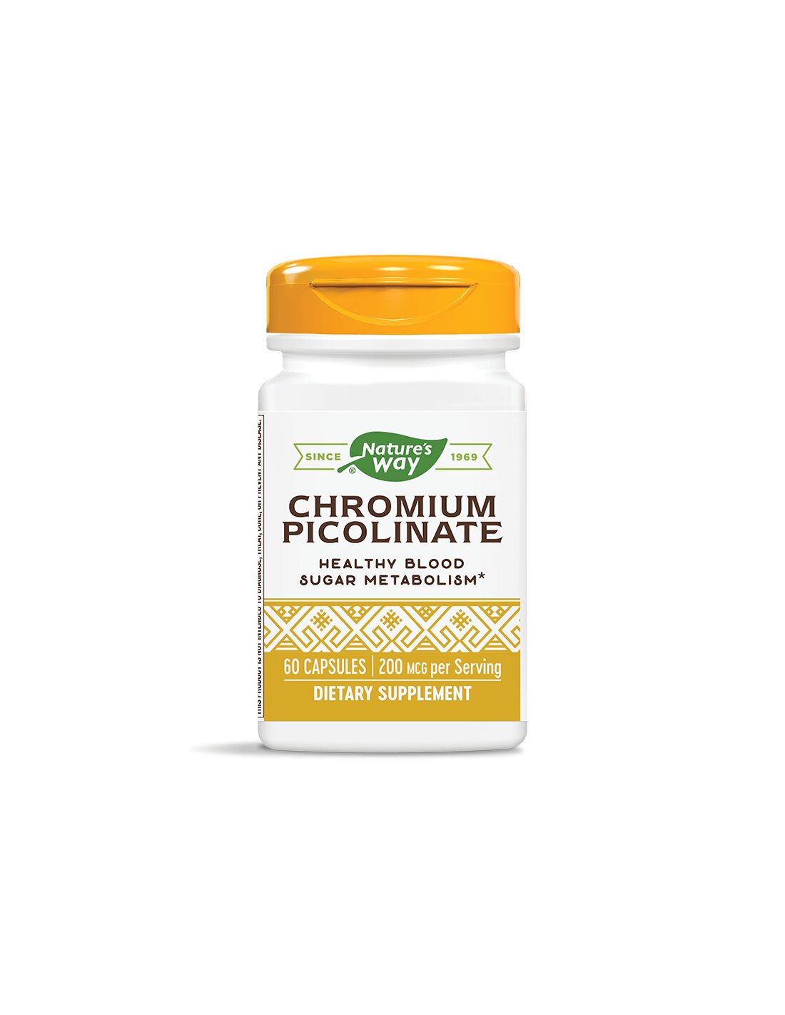 Chromium pikolinát 200 mcg x 60 kapsulov príroda