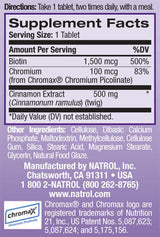 Cinnamon Biotín chróm 60 kariet.