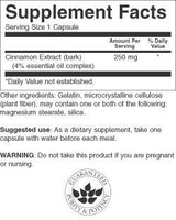 Extrakt zo škorice 250 mg - 90 kapsúl