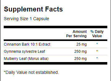 Cinnamon Gymnema Mulberry Complex 525 mg - 120 kapsúl