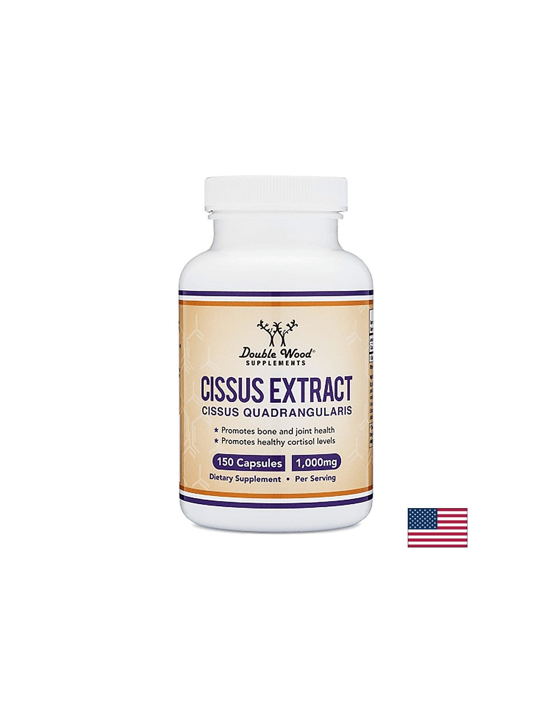 Cissus Extract, 1000 mg, 150 kapsúl <tc>Double Wood</tc>