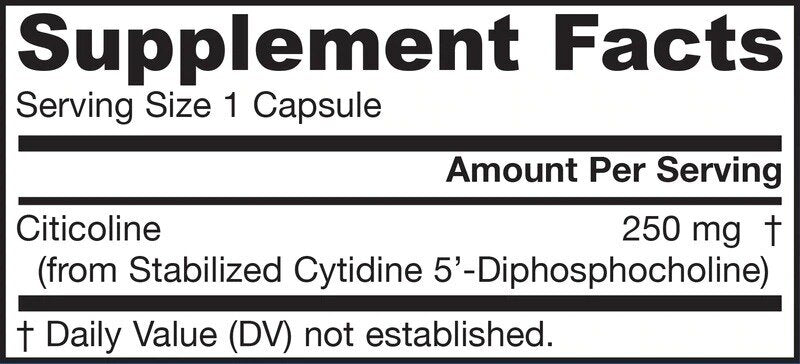 CITICOLINE (CDP cholín) 250 mg./120 uzáverov.