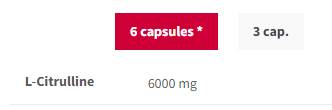 CITRULLINE MAX 1000 mg - 120 kapsúl