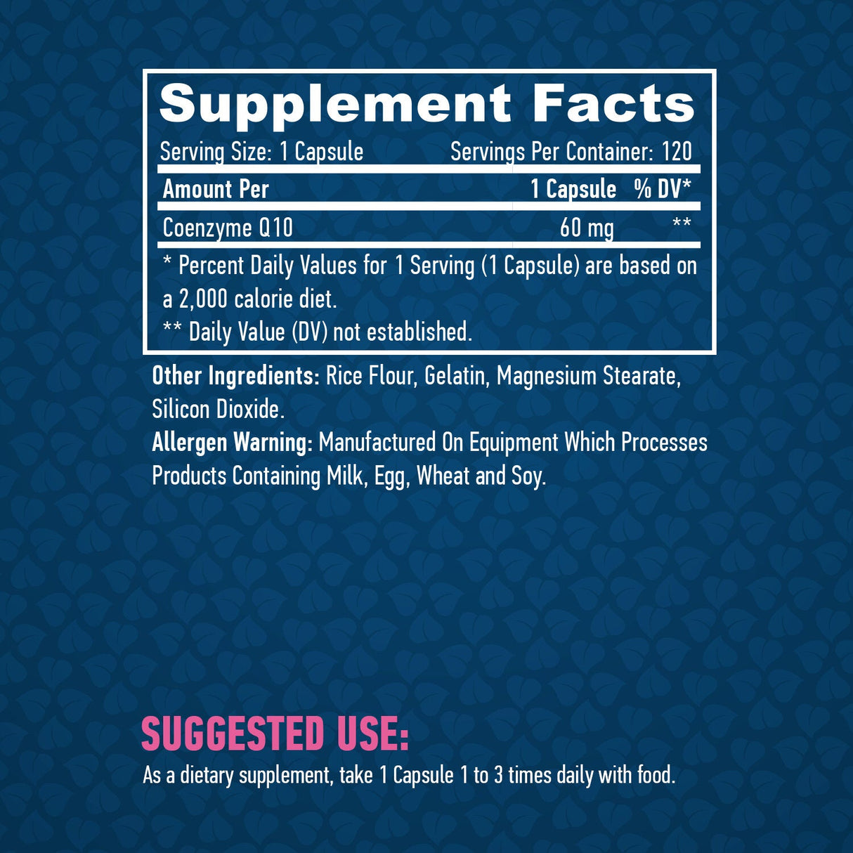 CO-Q10 60 mg. / 120 uzáverov.