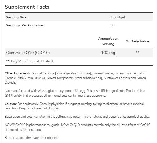 COQ10 100 mg - 150 gélových kapsúl