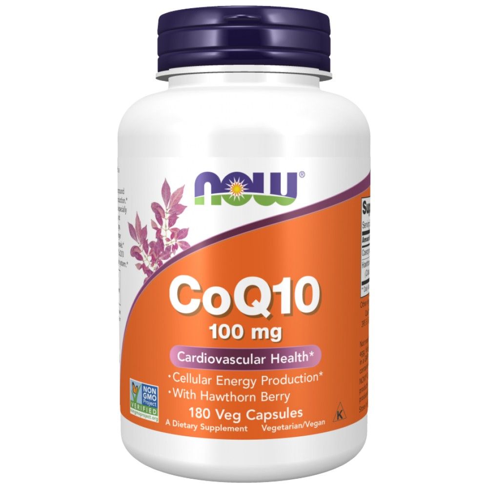 COQ10 100 mg | s bobuľou Hawthorn - 180 kapsúl
