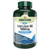 Olej z tresčej pečene 1 000 mg 180 Softgels NaturesAid