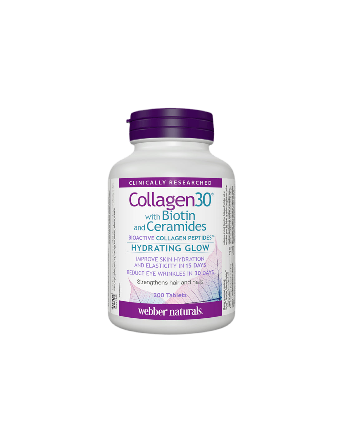 Colagen30® s biotínom a ceramidmi / kolagénom (bioaktívne kolagénové peptidy) s biotínom a ceramidmi, 200 tabliet