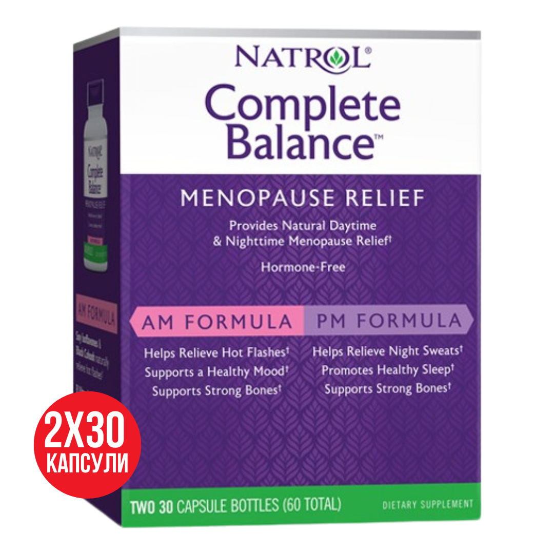 Kompletná rovnováha pre menopauzu AM/PM 2x30 Caps.