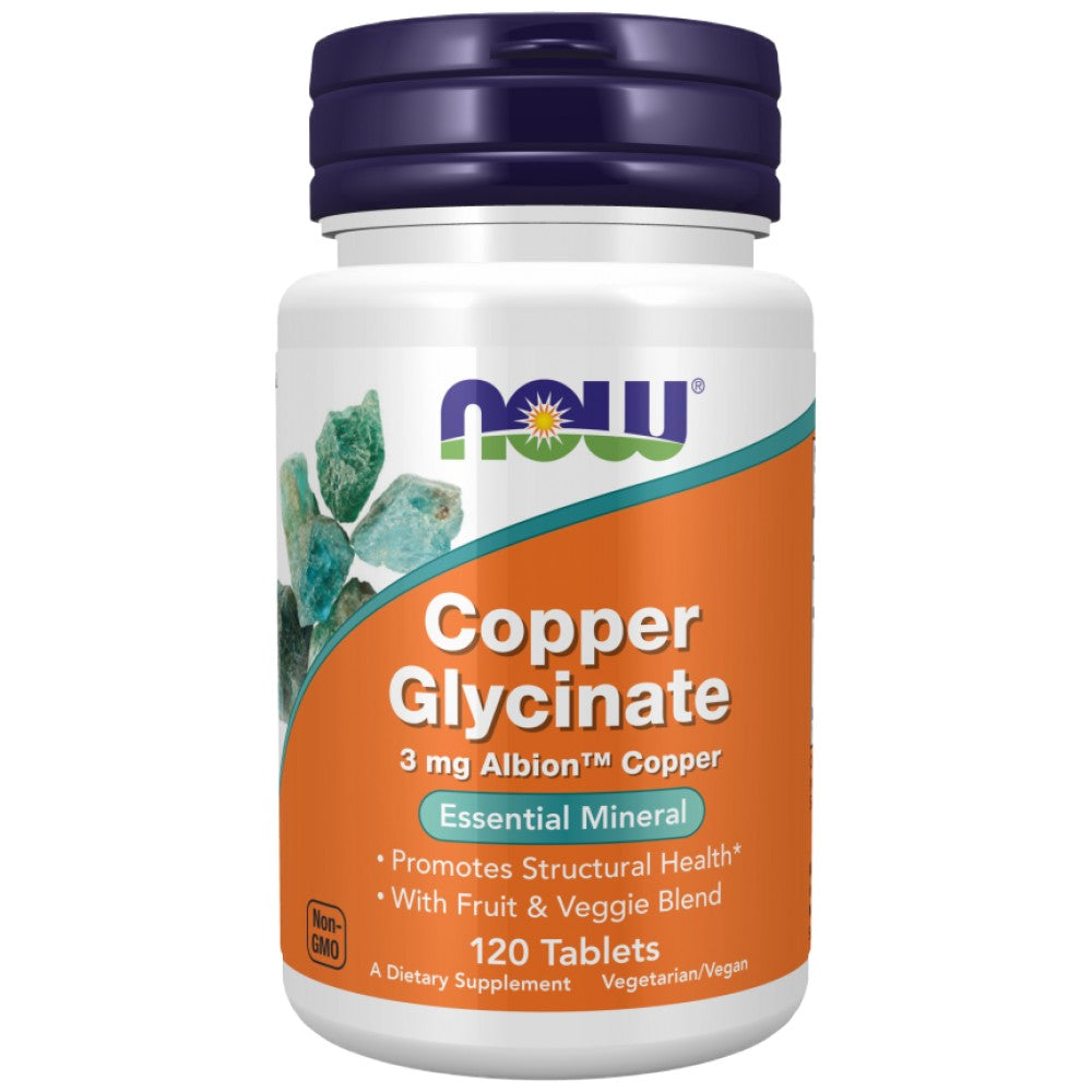 Glycinát medi 3 mg | Bisglycinát medi Albion ™ - 120 tabliet